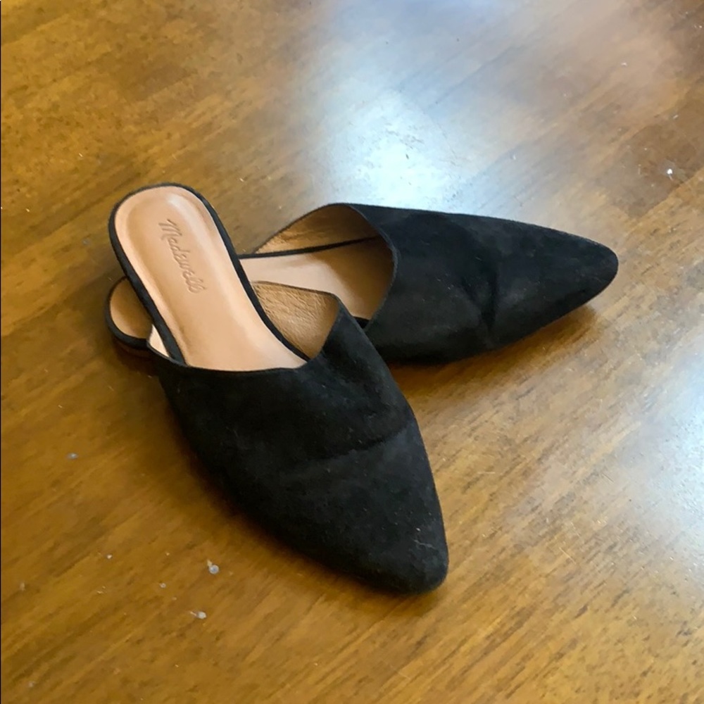 Madewell “Remi” slip-on mule in suede